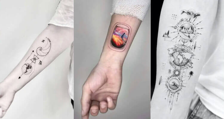 Globe Tattoo Ideas