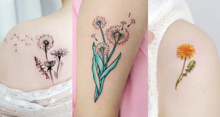 Dandelion Tattoo Designs