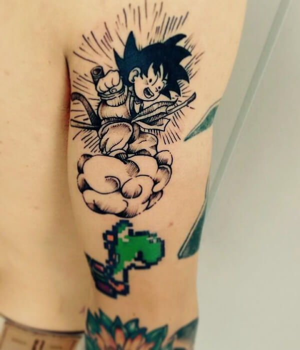 Everyday Activities Goku Tattoo