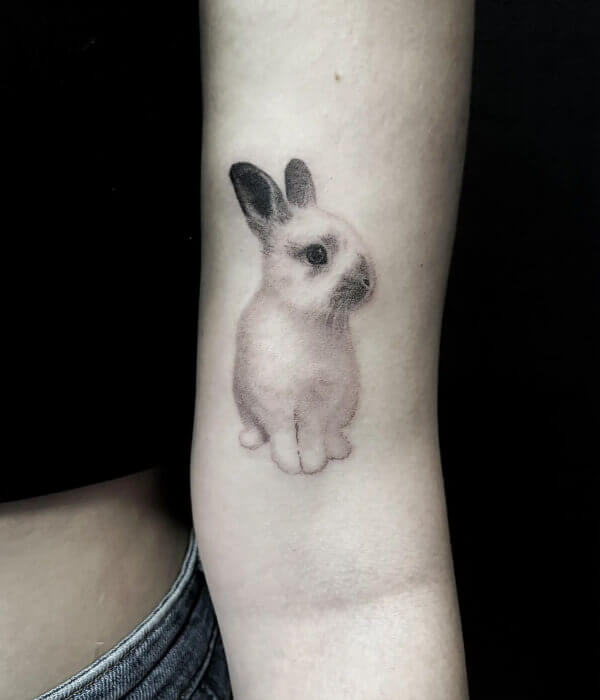 Fur Realism Rabbit Tattoo ideas