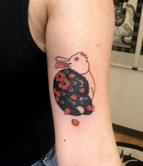 Japanese Tradition Rabbit Tattoo
