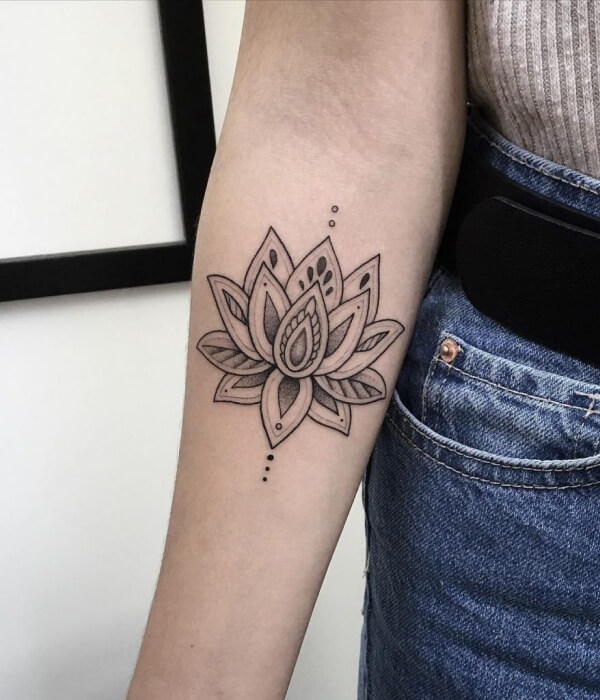 Lotus Bloom Tattoo