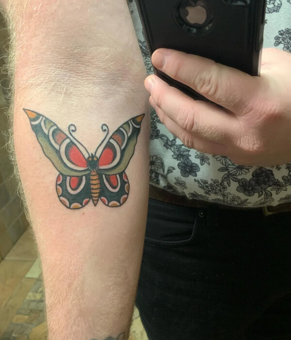 Lucky Moth Tattoo