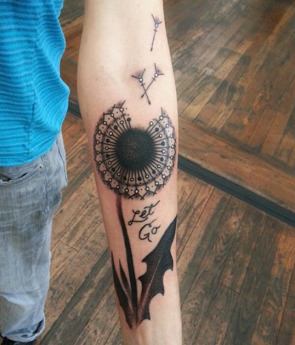 Mandala Dandelion Tattoo