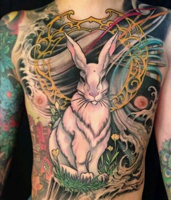 Mythical Touch Rabbit Tattoo