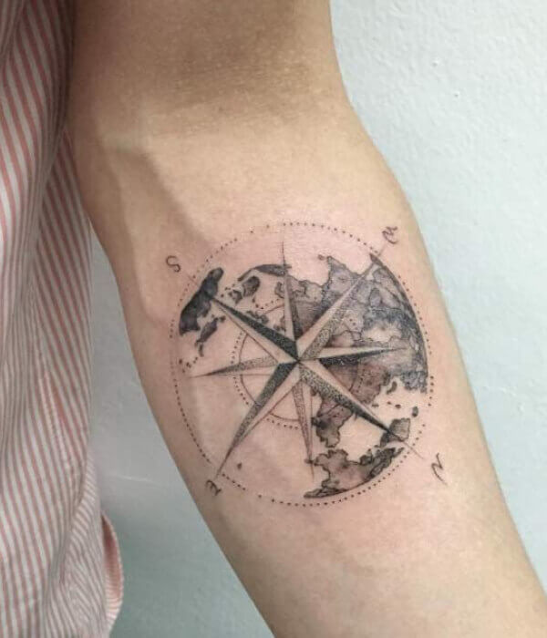 Nautical Compass and Globe