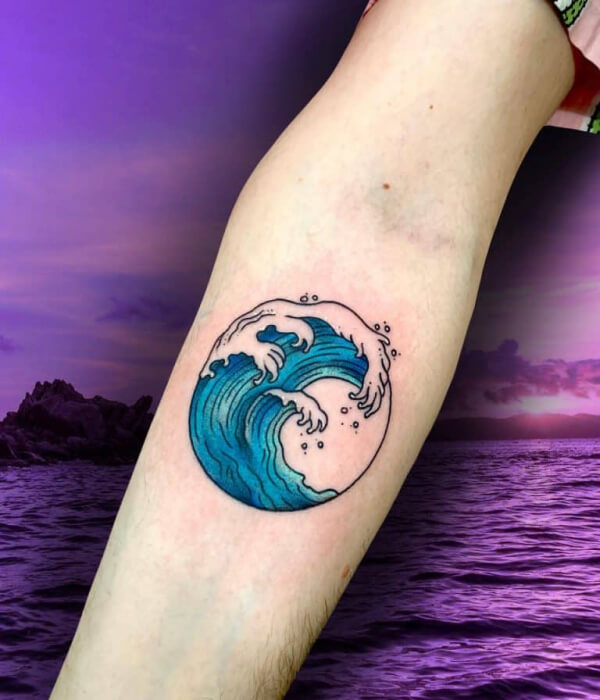 Ocean Waves Tattoo