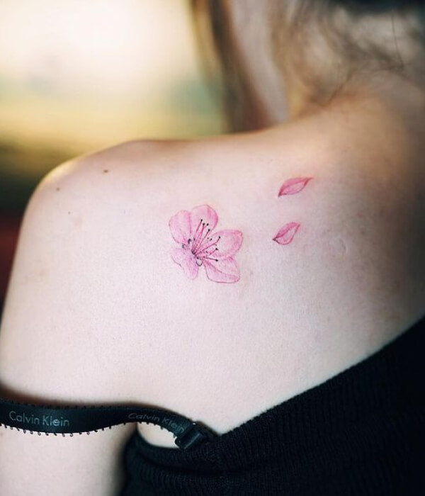 Reflective Petals Tattoo