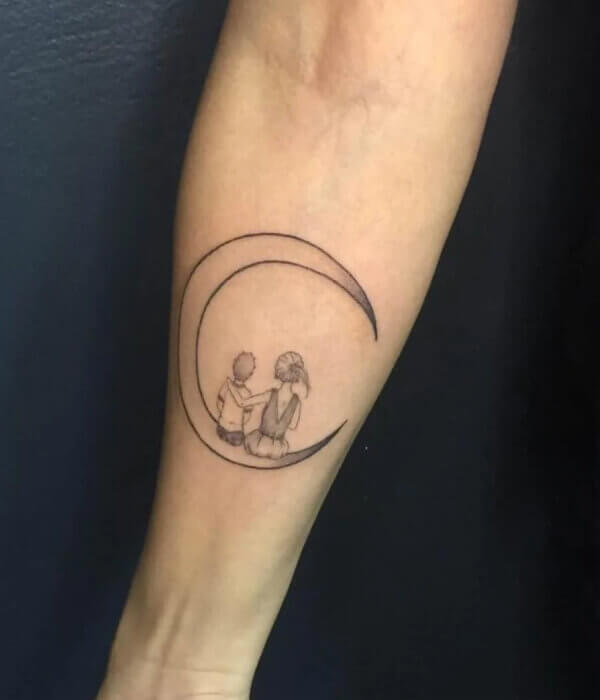 Sun and Moon Duo Tattoo