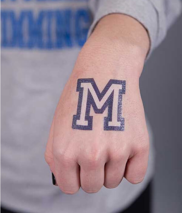 Big Letter M Tattoo