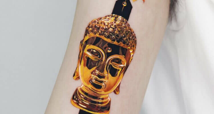 Golden Tattoo Design