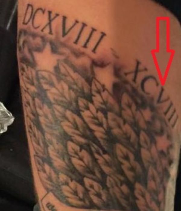 DCXVIII – XCVIII Tattoo