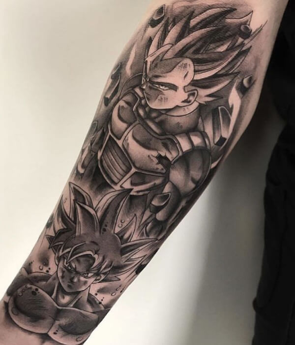 Dragon Ball Z Tattoo Forearm Tattoos
