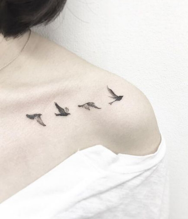 Korean Birds Tattoo