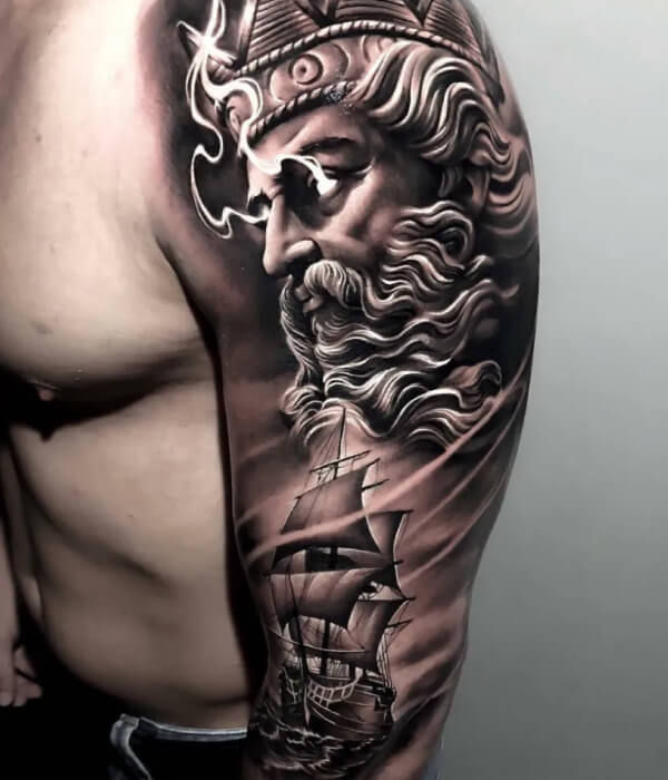 Zeus Tattoo Design