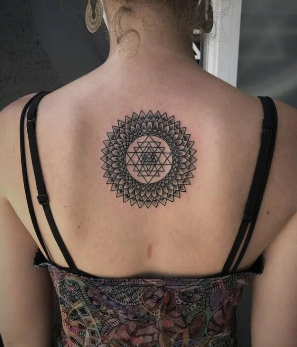 Chakra Tattoo Designs on back