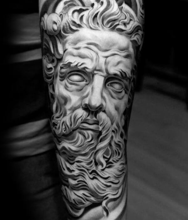 Zeus Tattoo for men