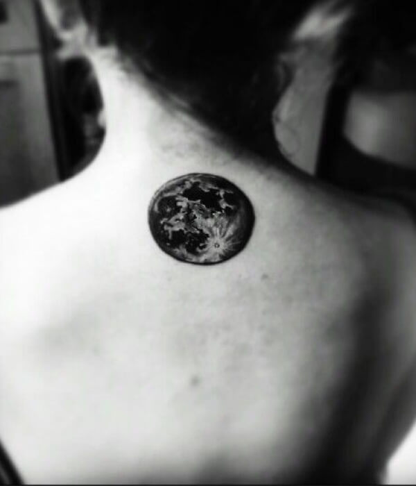 Black Moon Tattoo for women