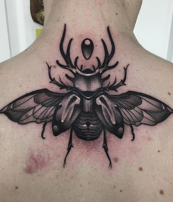 Classy Beetle Tattoo