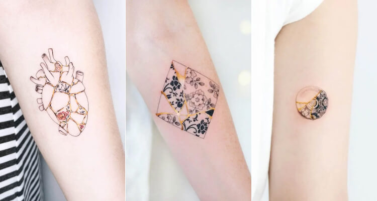 Kintsugi Tattoo Ideas