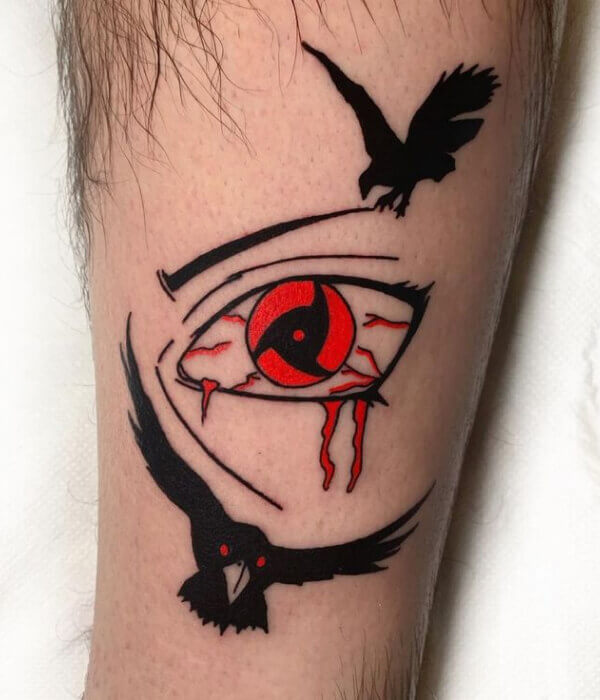 Itachis Insightful Eyes Tattoo