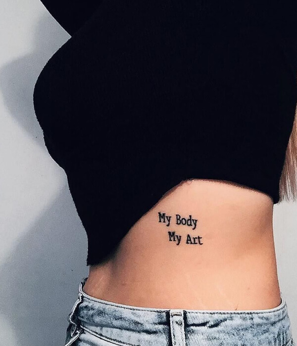 My body, my art