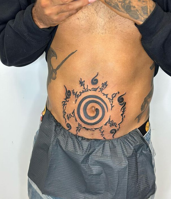 Naruto Eight Trigram Seal Tattoo