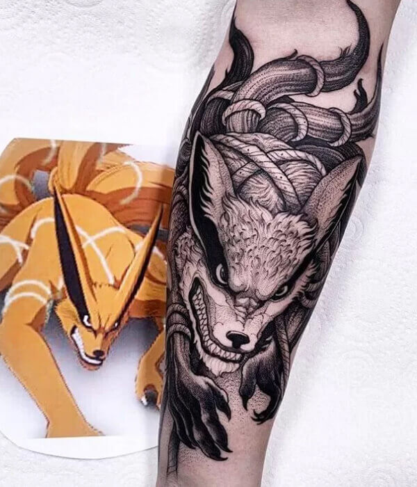 Nine-tailed Fox Tattoo