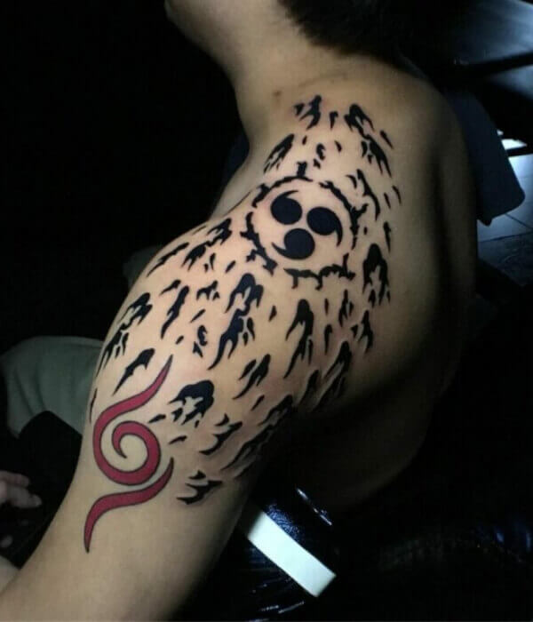 Konoha Ninja Curse Mark Tattoo, Fake Tattoo, Black Tattoo Art, Festival  Tattoo, Waterproof Tattoo, Tattoo Lovers Gift, Removable Tattoo - Etsy