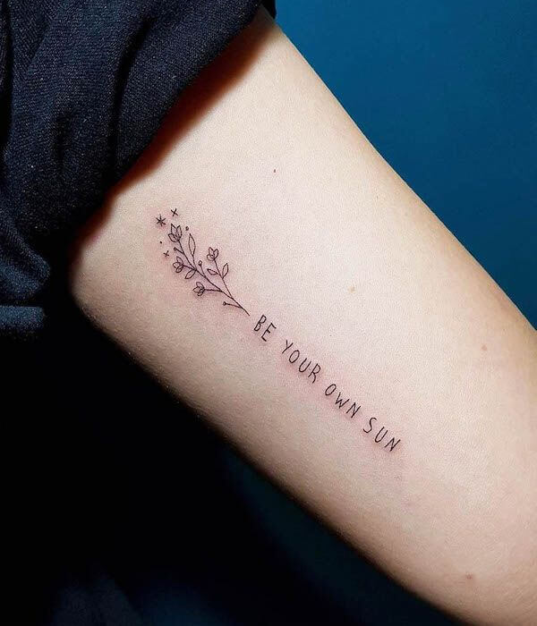 Quote Tattoo