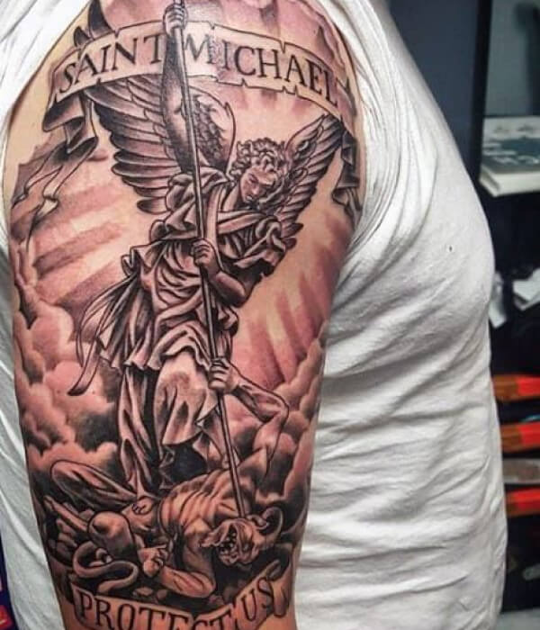 Roman Saint Michael Tattoo : Archangel Tattoo 