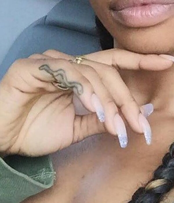 SZA Tattoo With Snake