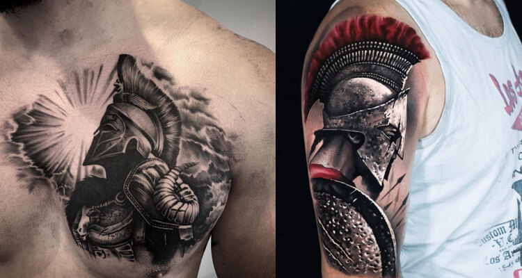 Spartan Tattoo Designs