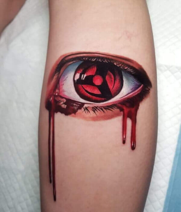 The Red Eyes of Itachi Tattoo