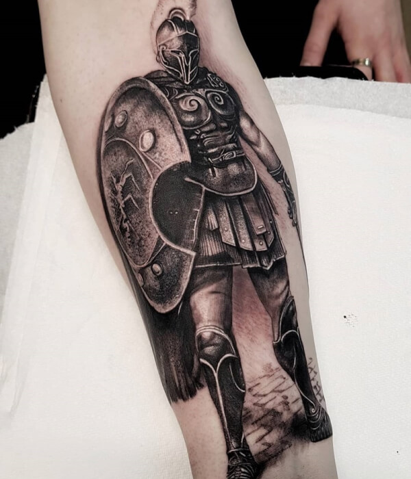 Victorious Gladiator Tattoo
