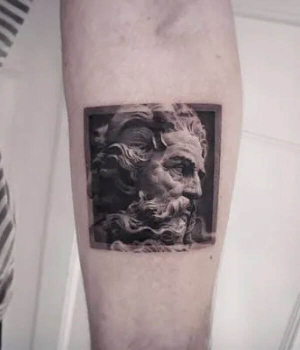 Zeus Tattoo on Arm for men