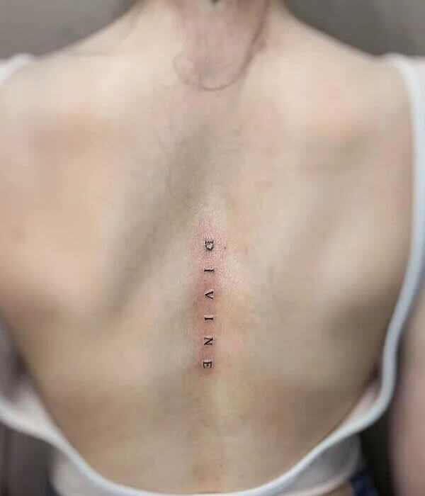 Spine Quote Tattoos for Women