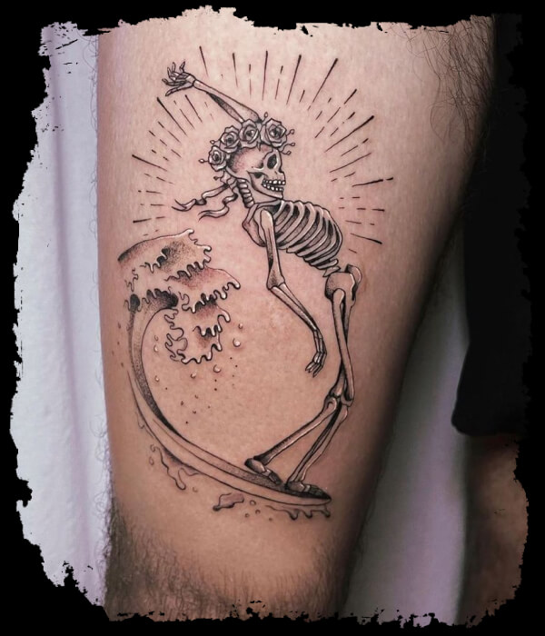 surfer tattoo ideas