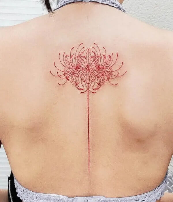 Spine Tattoos for female