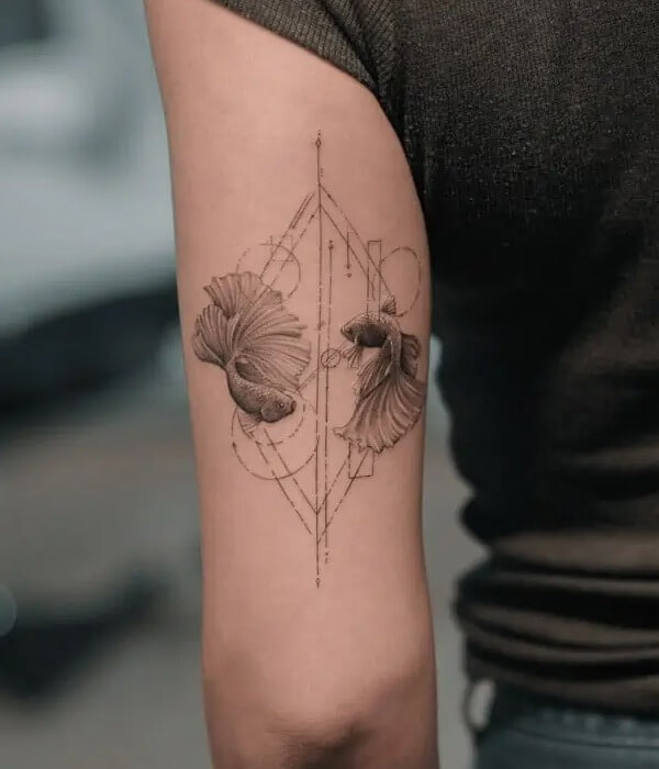 Geometric Minimalistic Tattoo