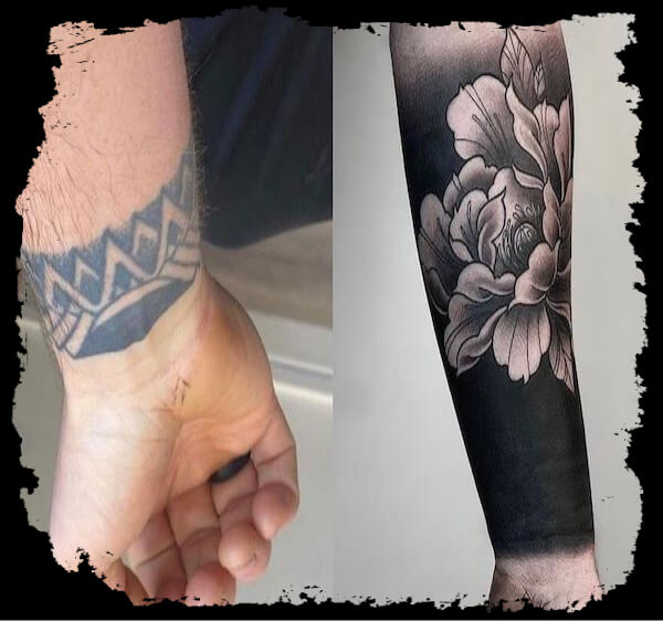 Abstract Cover-up Tattoos