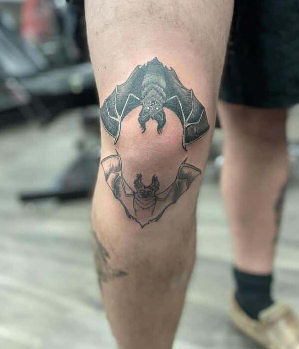 Blank Space Knee Tattoo