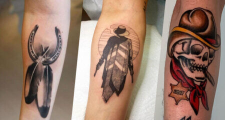 20 Great Western Tattoo Designs, Ideas With Meaning