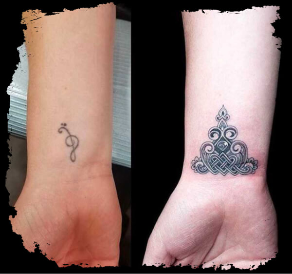 Crown Cover-up Tattoos