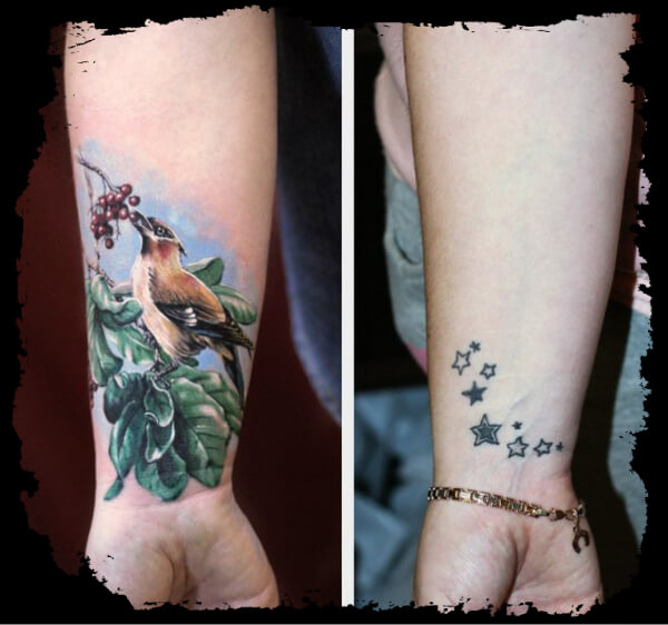 Free Bird Cover-up Tattoos