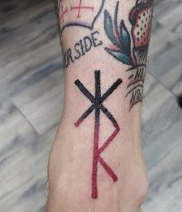 Orka Bind Runes Tattoo