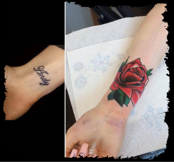 Rose Cover-up Tattoos