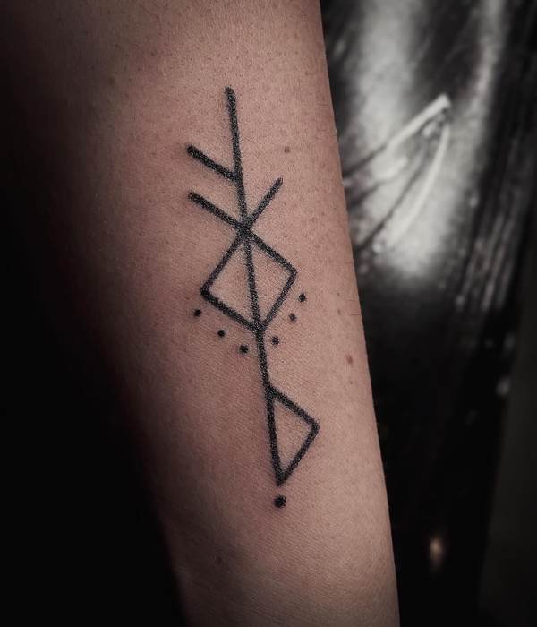 Success Bind Runes Tattoo
