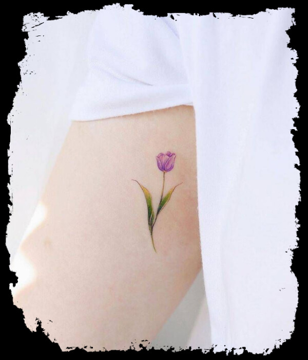 Tulips Flower Tattoo