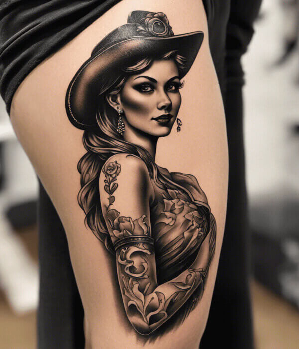 Wild West Vixen - Tattooed Cowgirl